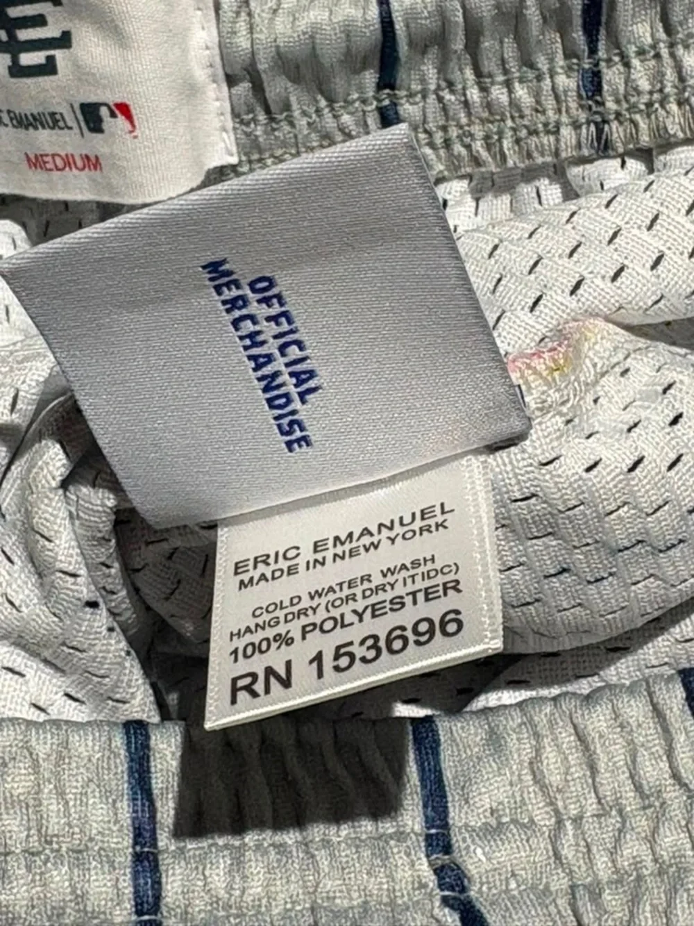 Eric Emanuel EE New York Yankees Gray Pinstripe Shorts Brand New (S-XL)